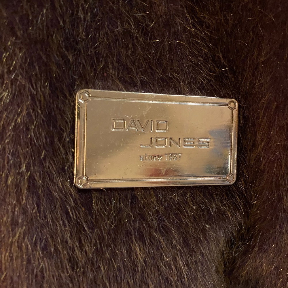 David jones chocolate hand bag